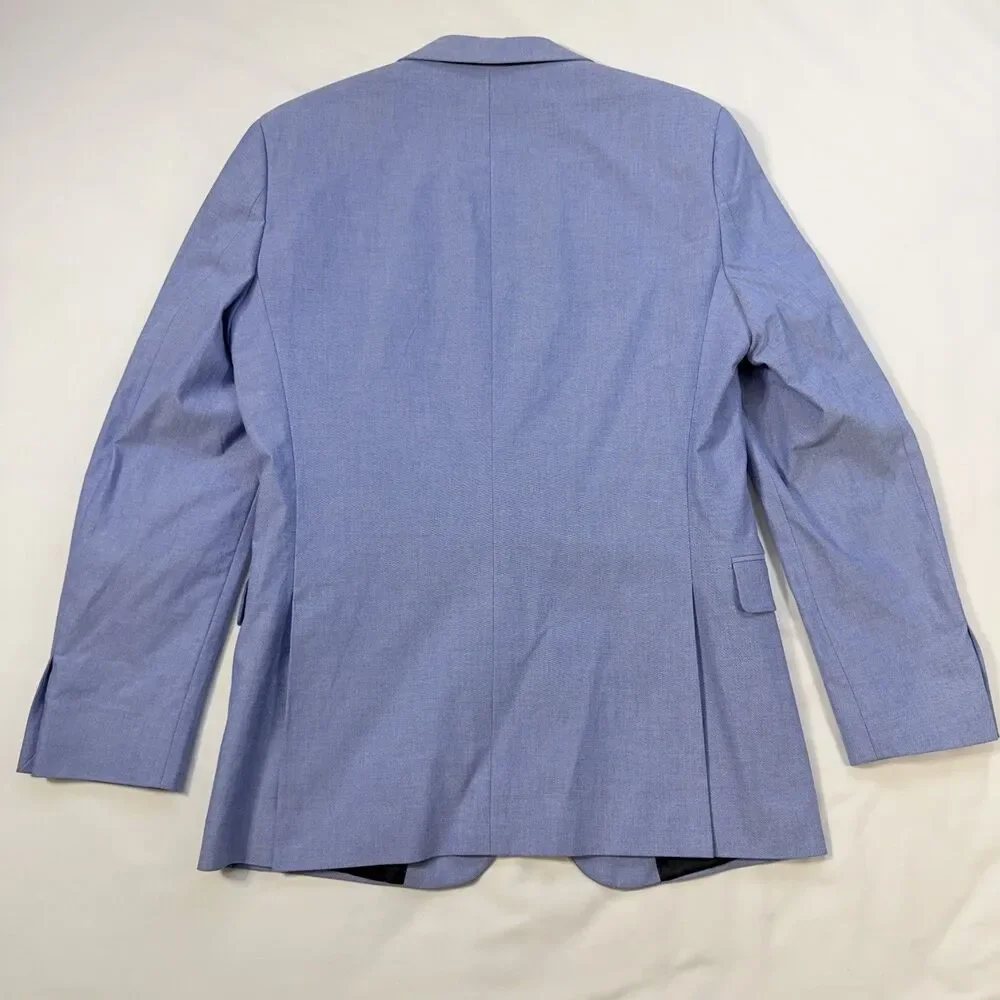Tommy Hilfiger Modern Fit 2 Piece Set Suit Blazer 36R Pants 30x32 Light Blue